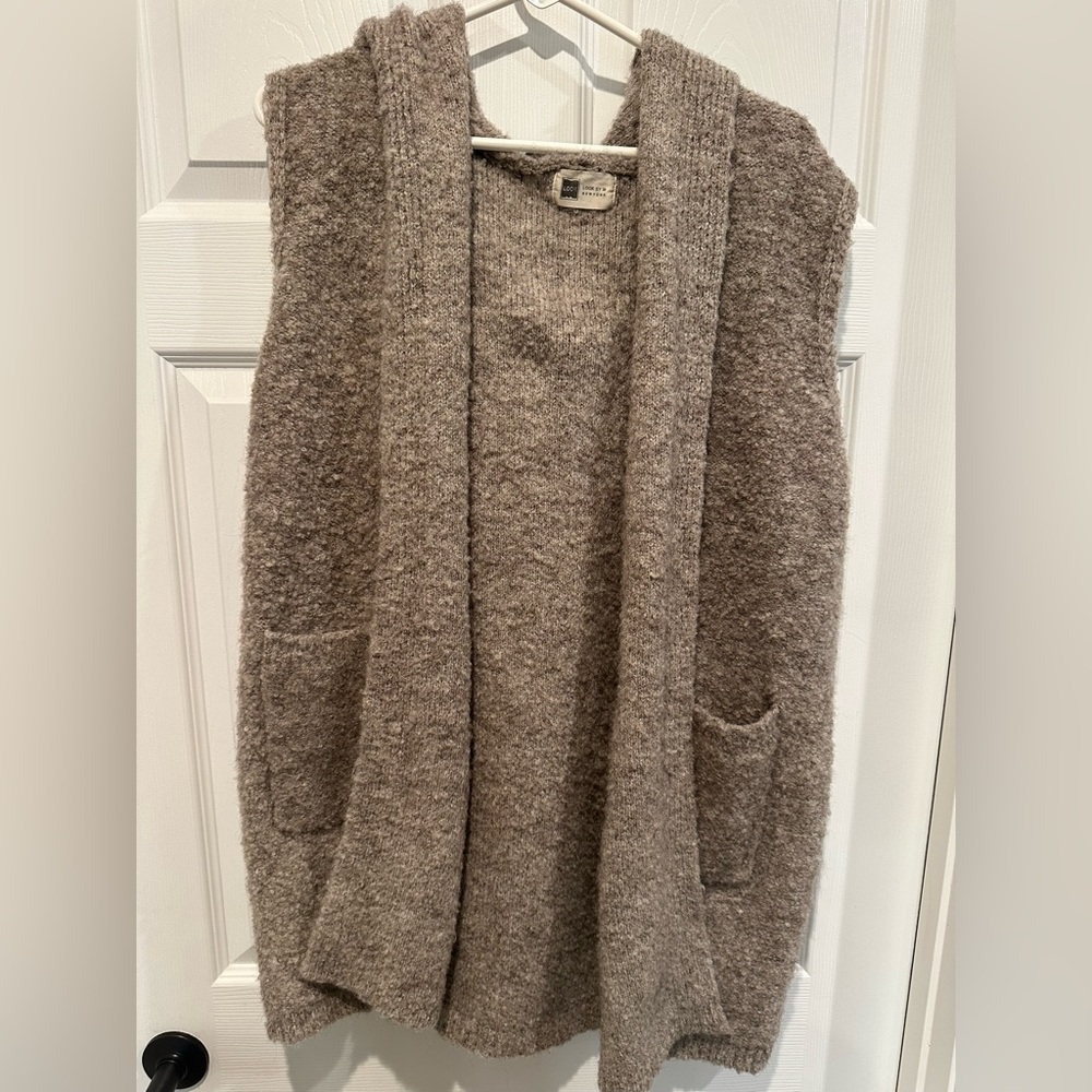 Taupe Women's Sweater Vest